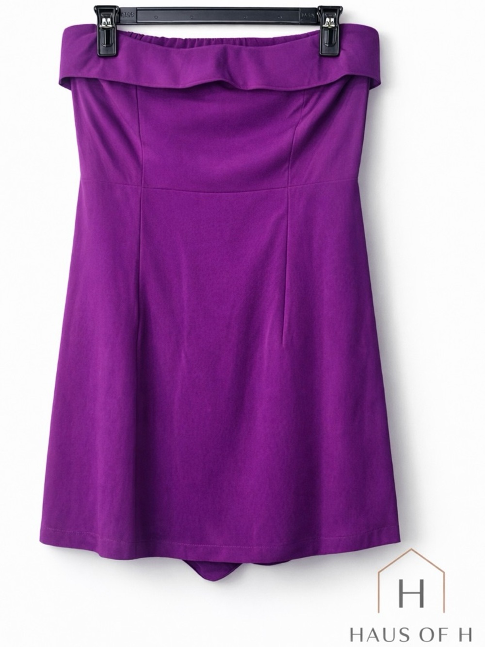 Hello Molly Purple romper mini skirt dress - Picture 2 of 8